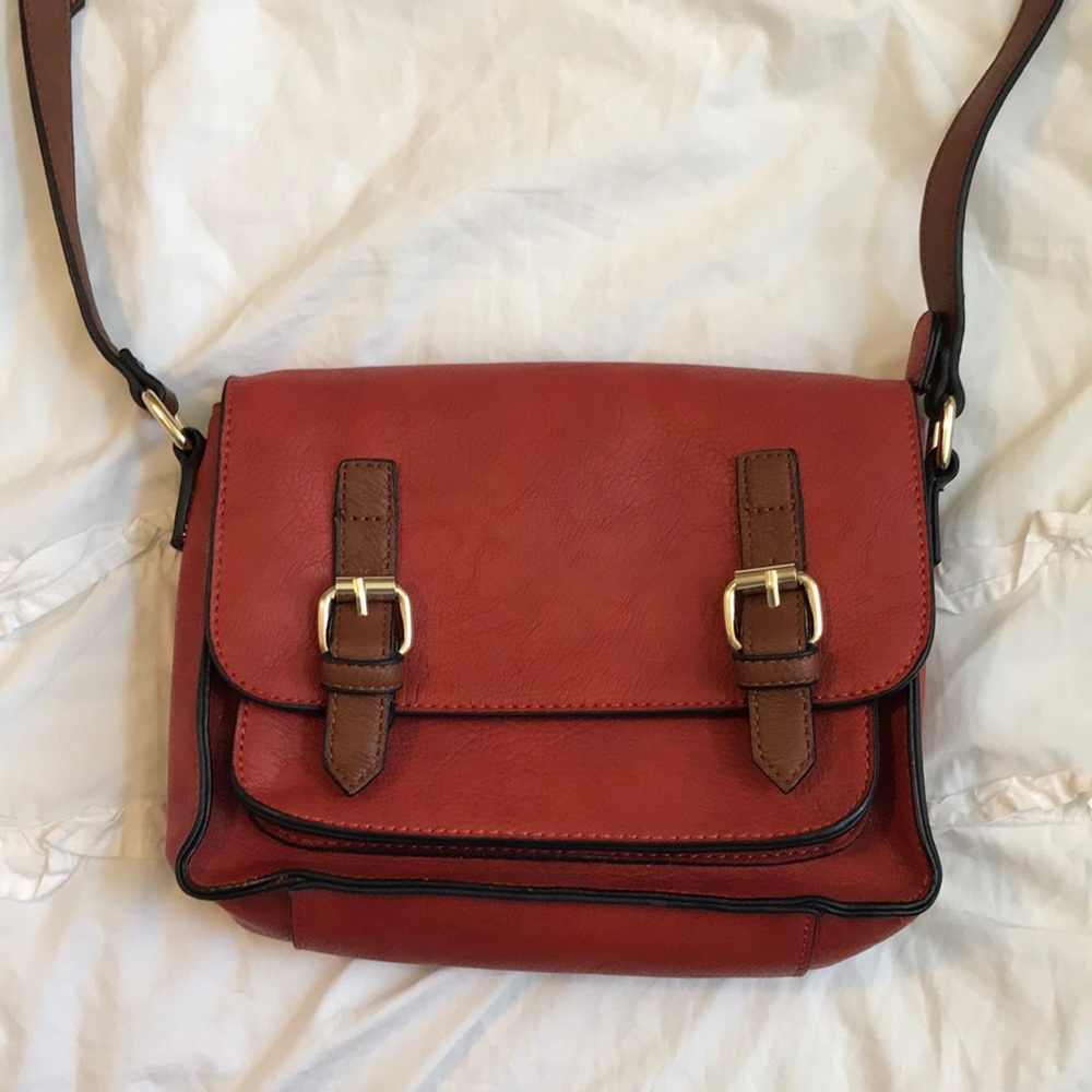 Burnt orange crossbody bag